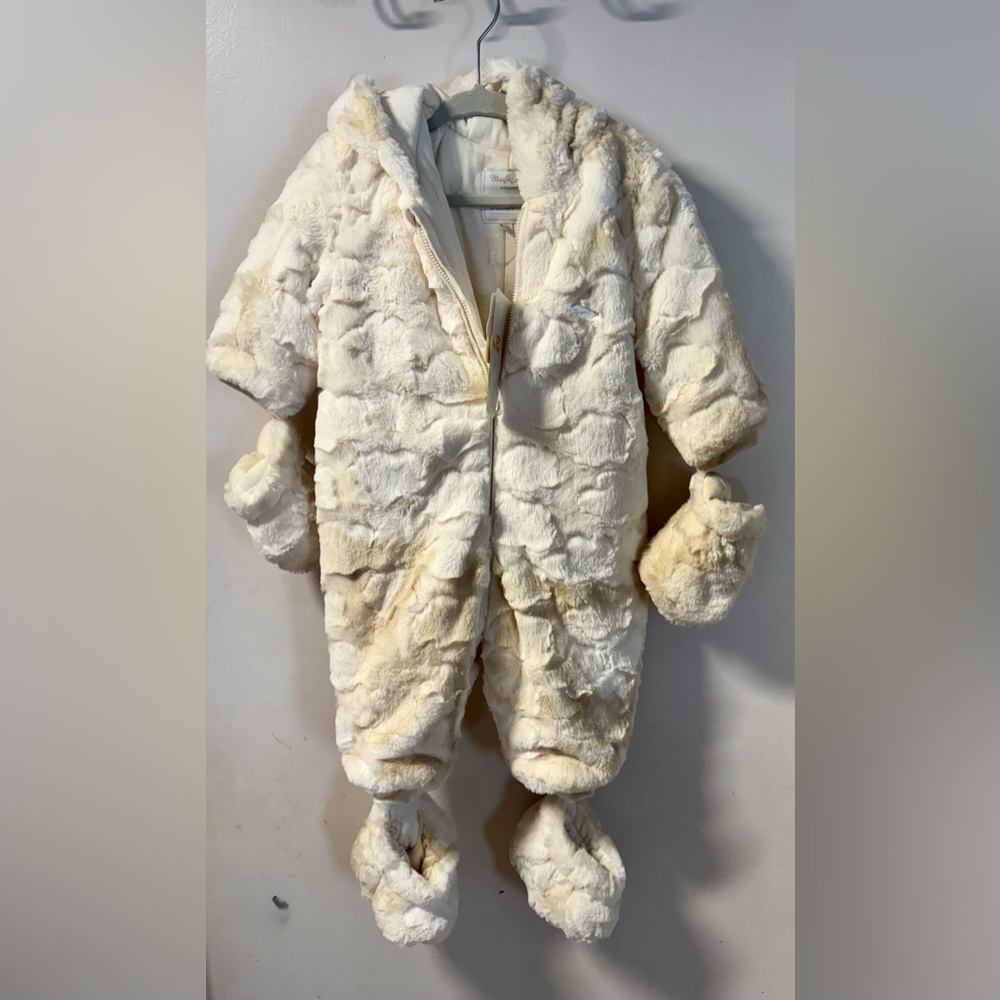 Mayoral 9 Month Infant Fur Bunting